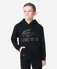 Lacoste Boys 8-20 Logo Embroidered Hoodie