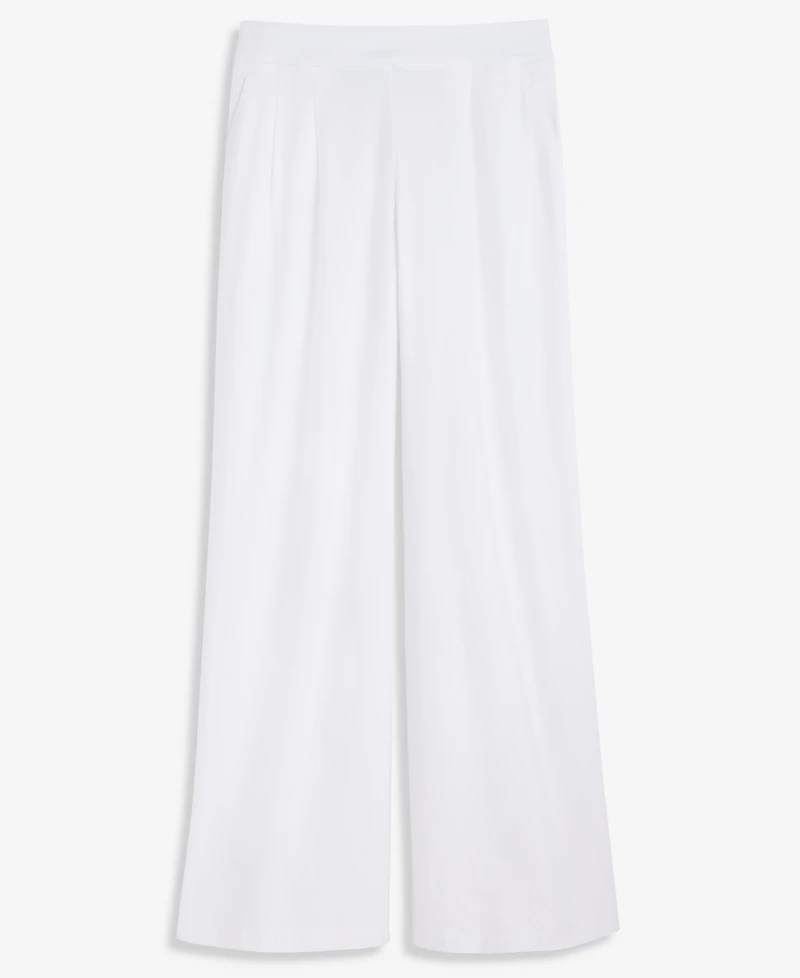 I.n.c. International Concepts Women's High-Rise Pleated Pull-On Wide-Leg Pants, Macy's Exclusive