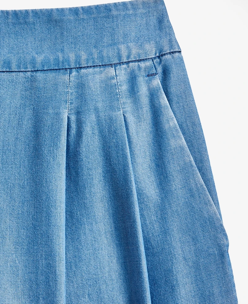 I.n.c. International Concepts Women's High-Rise Pleated Pull-On Wide-Leg Pants, Macy's Exclusive