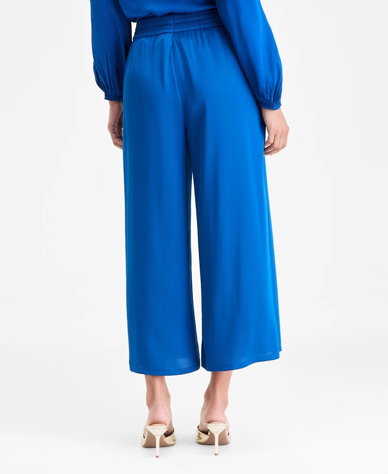 I.n.c. International Concepts Women's High-Rise Cropped Satin Pants, Macy's Exclusive