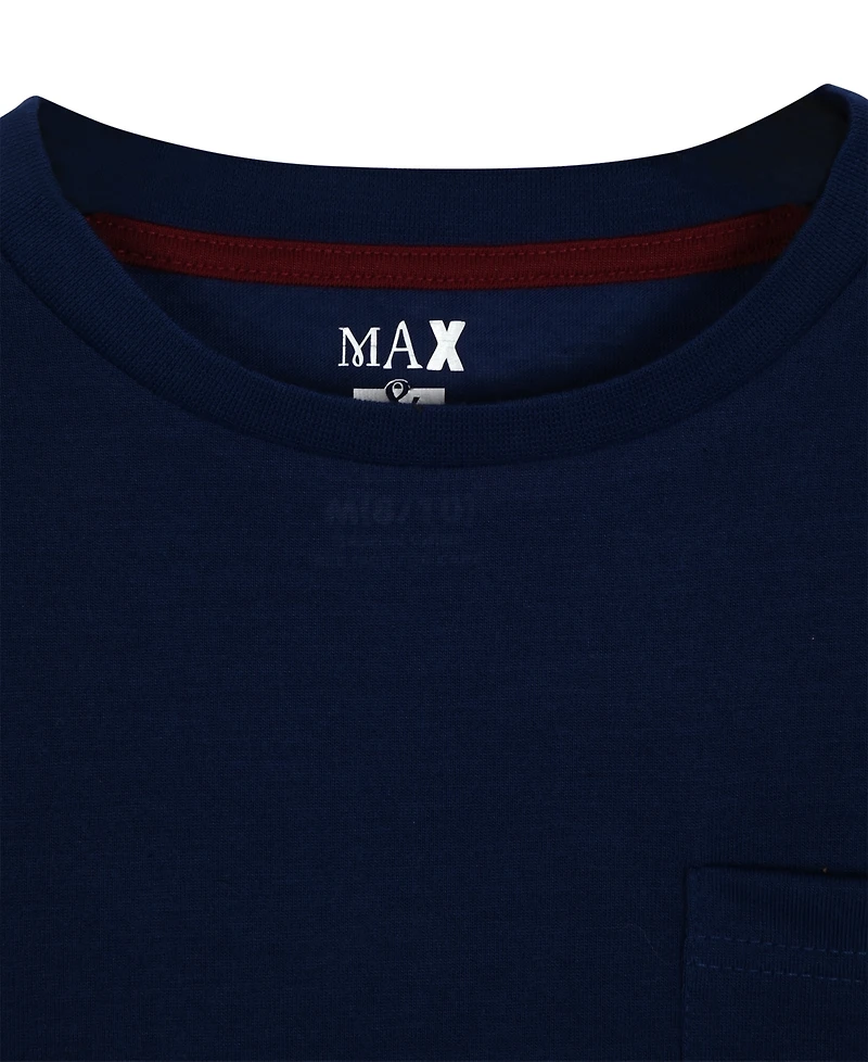 Max & Olivia Big Boy Pajama Set. Cozy, Soft With Plaid Pant