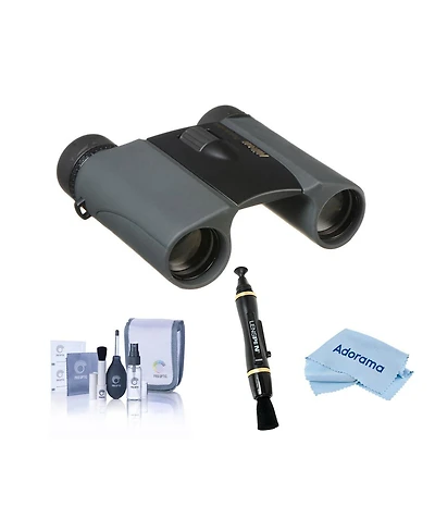 Nikon 8x25 Trailblazer Atb Roof Prism Binocular, Black, Bundle with Accessory Kit