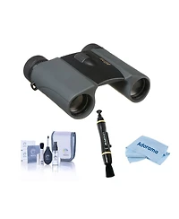 Nikon 8x25 Trailblazer Atb Roof Prism Binocular, Black, Bundle with Accessory Kit