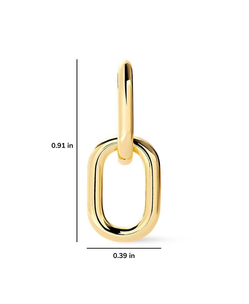 Ana Luisa Gold Drop Earrings - Rox Mini Double