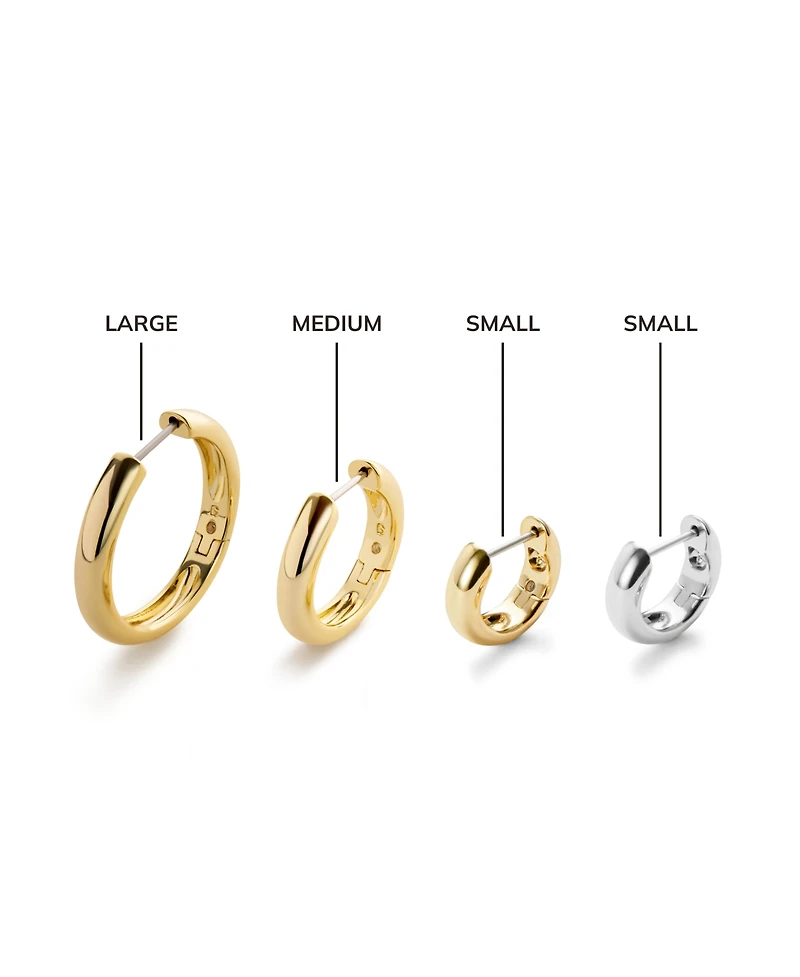 Ana Luisa Gold Hoop Earrings - Giulia Medium