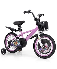 16 Inch Kids Sport Bike for Ages 4–8 with Adjustable Handlebar and Saddle