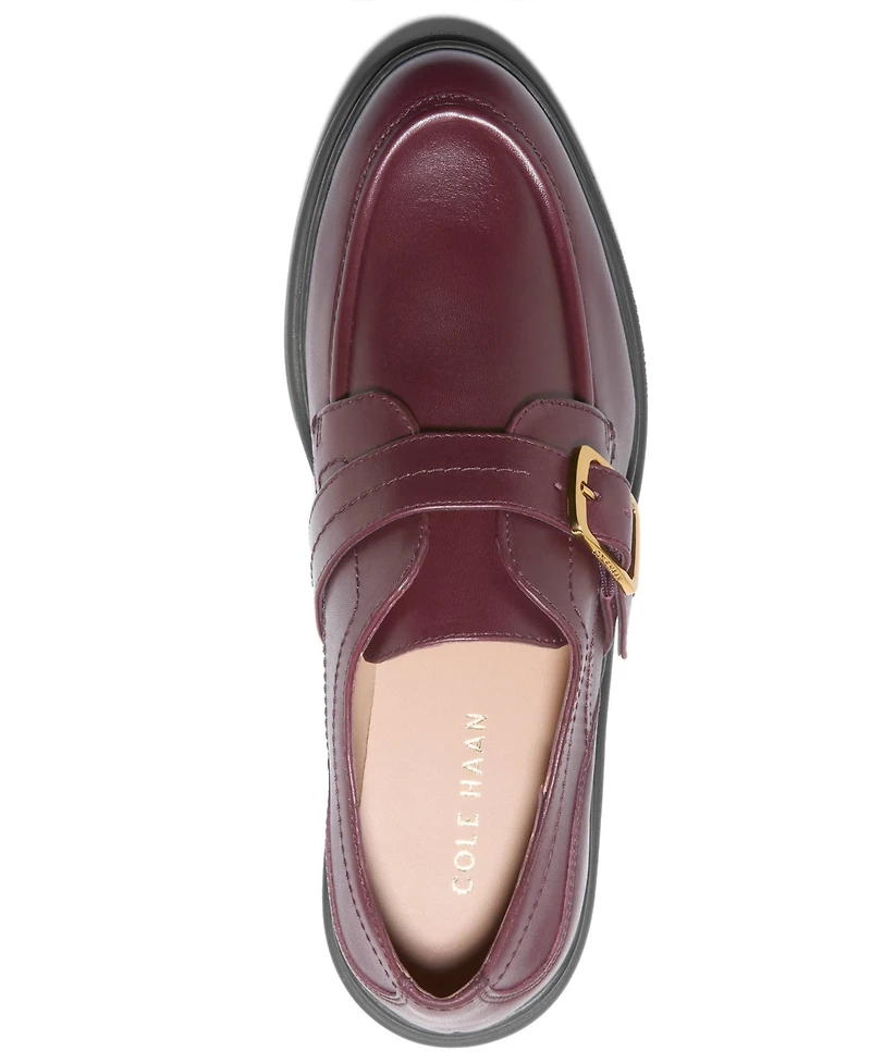 Cole Haan Women's Carlitta Monk Strap Lug Oxford Loafers