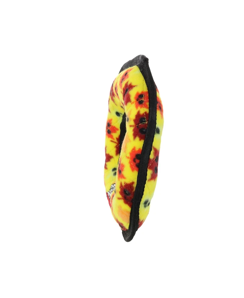 Tuffy Holiday Medium Ring Leaves 2 Pack, Durable Plush Squeaky Dog Toy
