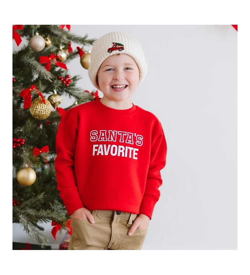 Sweet Wink Toddler Boys Santa's Favorite Christmas Sweatshirt