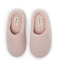 Dearfoams Women's Fiona Teddy Clog Slipper