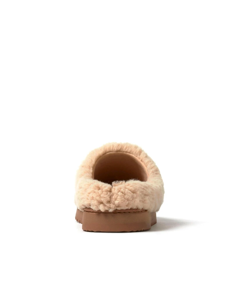 Dearfoams Women's Fiona Teddy Clog Slipper