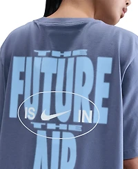 Nike Women's Ribbed Collar Loose T-Shirt