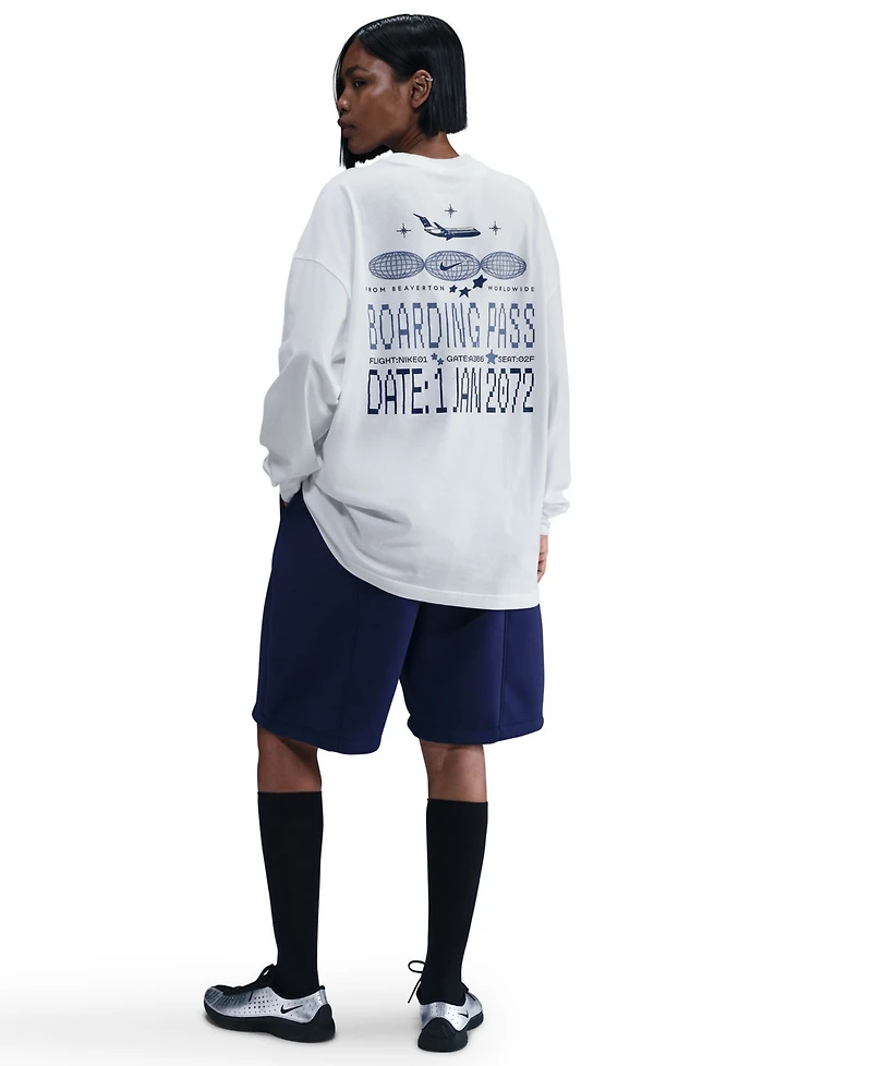 Nike Women's Oversized Long-Sleeve T-Shirt