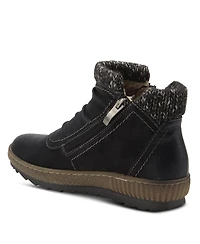 Spring Step Cleora Water Resistant Dual-Zip Bootie with Faux Shearling Lining