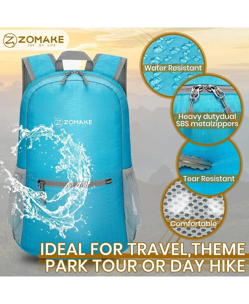 Ultra Lightweight Hiking Backpack 20L, Packable Small Backpacks Water Resistant Daypack for Women Men