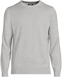 Lands' End Men's Tall Fine Gauge Cotton Crew Neck Sweater