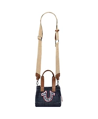 True Religion Retro Horseshoe Denim Mini Tote