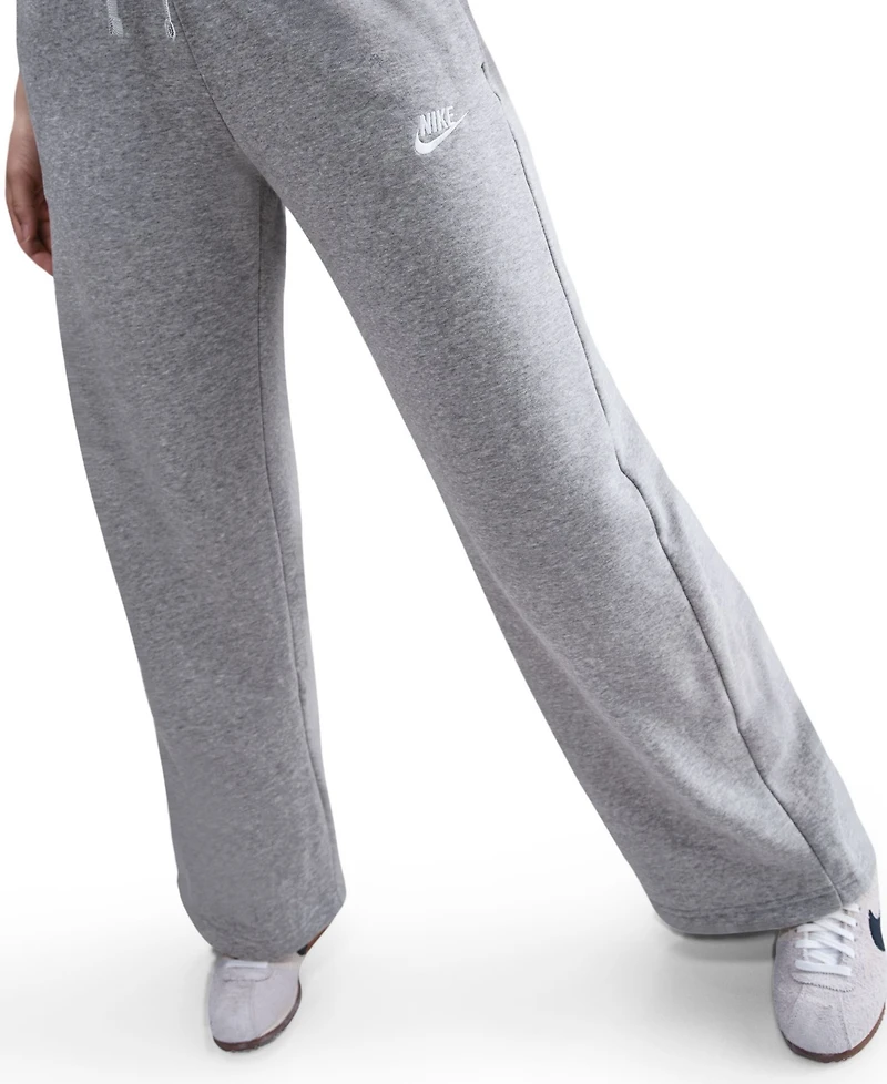 Nike Women's Sportswear Club Fleece Mid-Rise Wide-Leg Sweatpants
