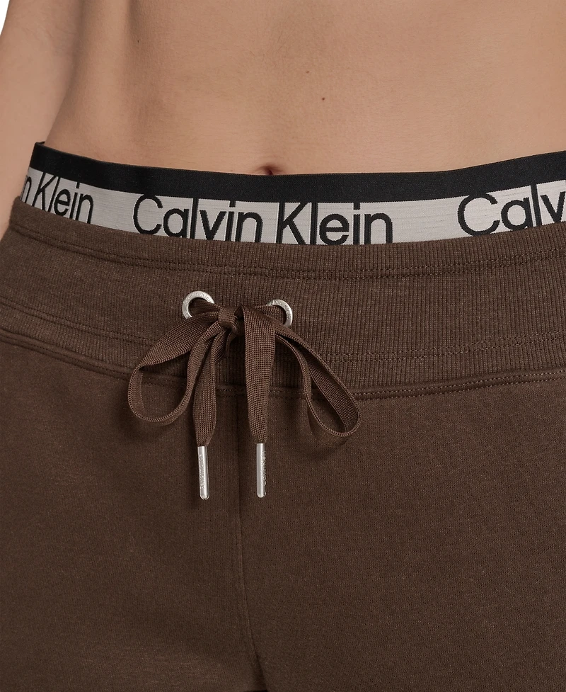 Calvin Klein Women's Performance Logo Stripe Jogger Sweatpants