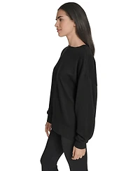 Calvin Klein Women's Performance Crew Neck Oversized Sweatshirt