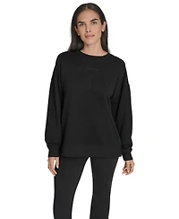Calvin Klein Women's Performance Crew Neck Oversized Sweatshirt