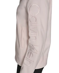 Calvin Klein Women's Active Tech Fleece Mock-Neck Jacket