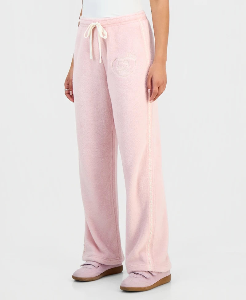 Love Tribe Juniors' Hello Kitty Lace-Trim Woobie Pants