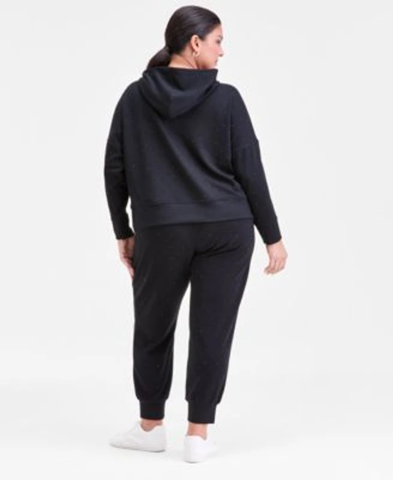 I.N.C. International Concepts Plus Size Shine Hoodie Shine Sweatpants Tayviss Shoulder Bag Exclusively At Macys