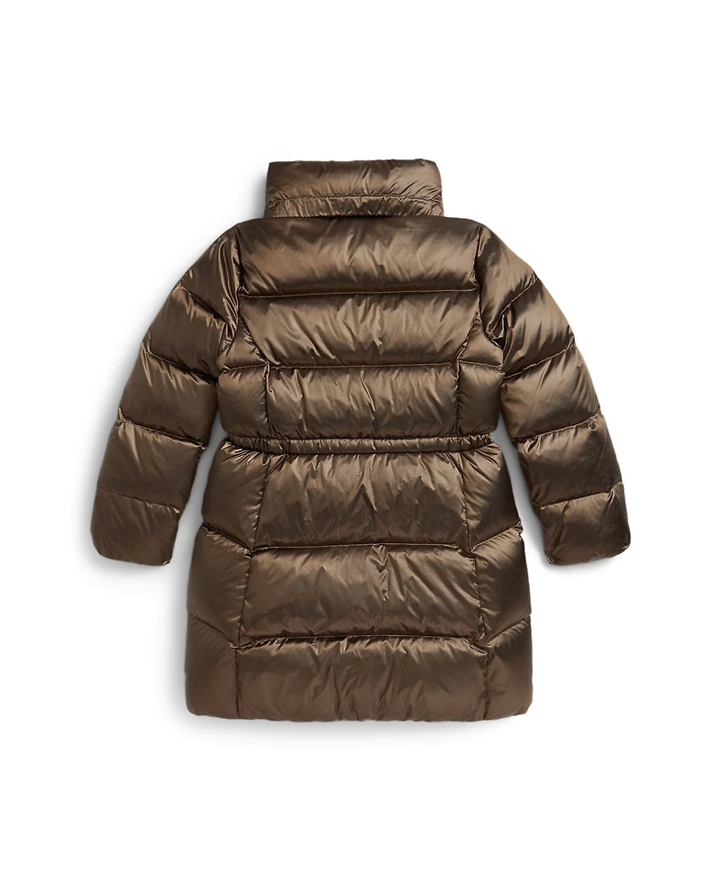 Polo Ralph Lauren Girls 7-16 Metallic Long Sleeves Outerwear Coat