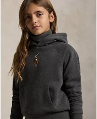 Polo Ralph Lauren Girls 7-16 Big Pony Long Sleeve Hoodie