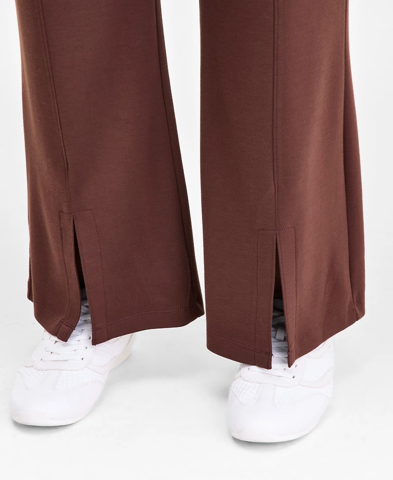 I.n.c. International Concepts Plus Pull-On Split-Hem Flare Pants, Macy's Exclusive