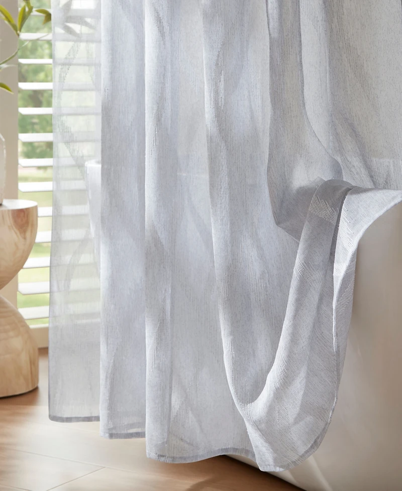 Madison Park Candice Sheer Shower Curtain
