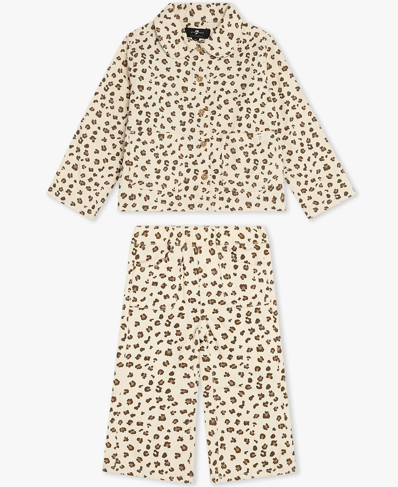 7 For All Mankind Baby Girls 2-Piece Jacket and Pants Set