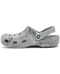 Crocs Big Kids Classic Watercolor Marble Clog Sandals from Finish Line