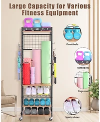 Weight Rack for Dumbbells & Kettlebells