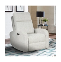Parker Living Thriller - Natural Beauty Quartz Power Swivel Glider Recliner