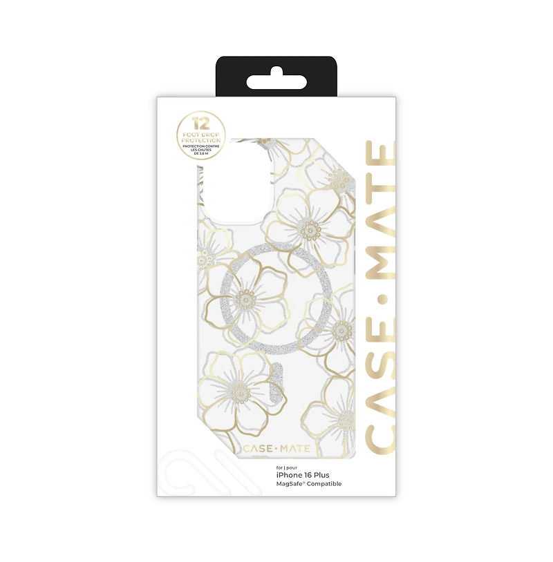 Case-Mate Floral Gems MagSafe Case for Apple iPhone 16 Plus