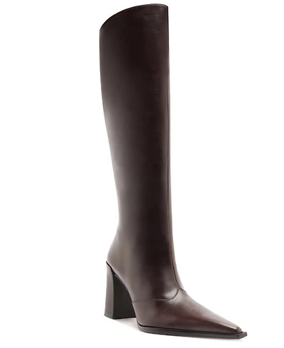 Schutz Women's Raffaela Up Pointed Toe Dress Boots