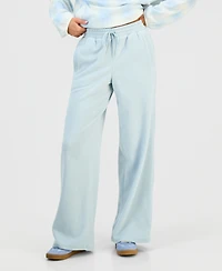 Hippie Rose Juniors' Polar Fleece High-Rise Pants