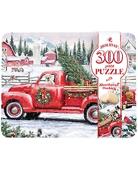 Original Gourmet Christmas Truck Puzzle Cookie Tin, 6 oz