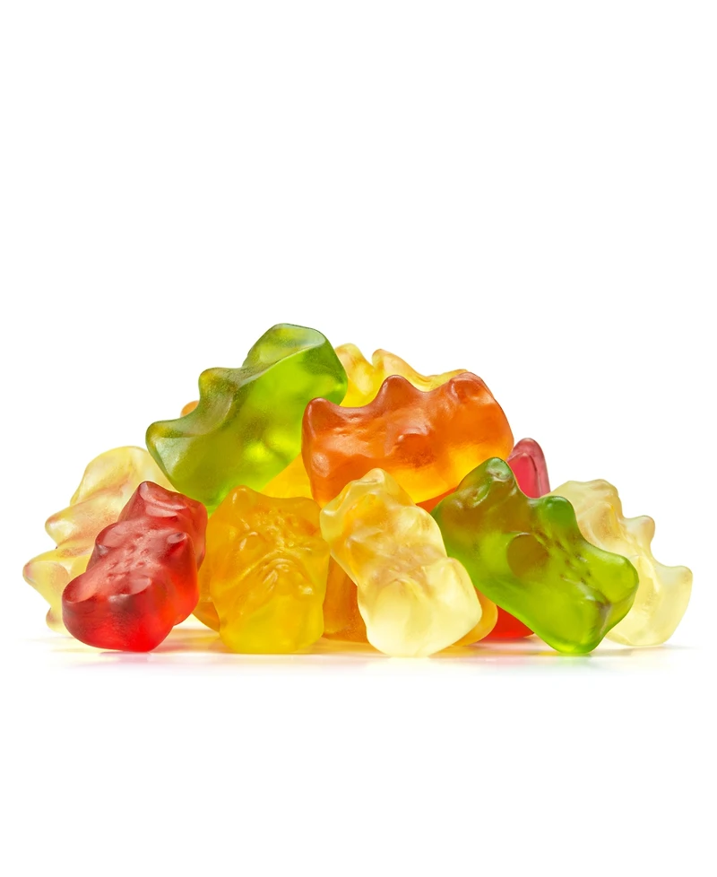 Original Gourmet Holiday Three Tiered Santa Gummy Tin, 8 oz