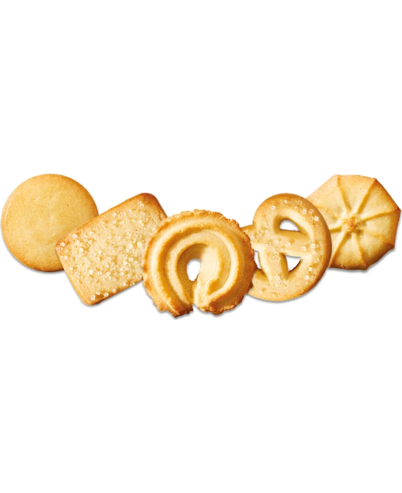 Original Gourmet Holiday Three Tiered Santa Cookie Tin, 5 Piece