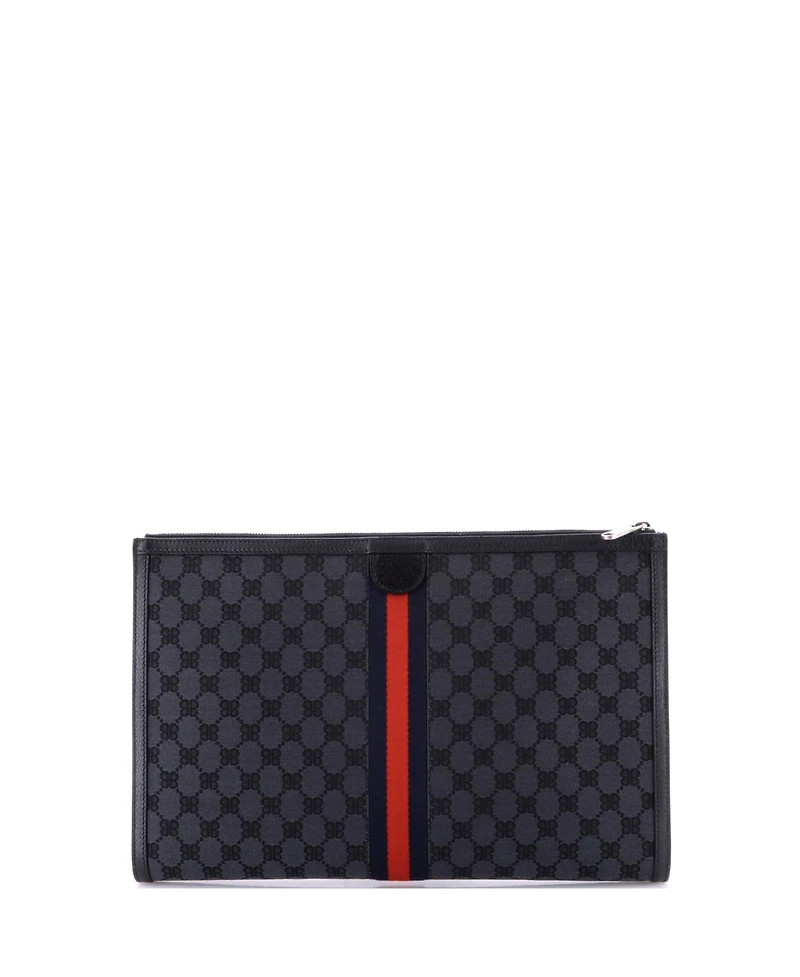 Pre-Owned Balenciaga x Gucci The Hacker Project Laptop Pouch Bb Canvas