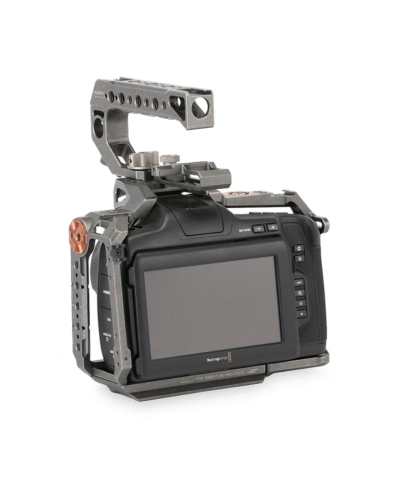 Tilta Basic Full Camera Cage Kit for Bmpcc 6K Pro/G2, Tactical Gray
