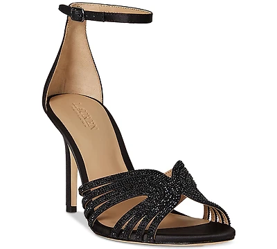 Lauren Ralph Women's Allie Embellished Multistrap Sandal