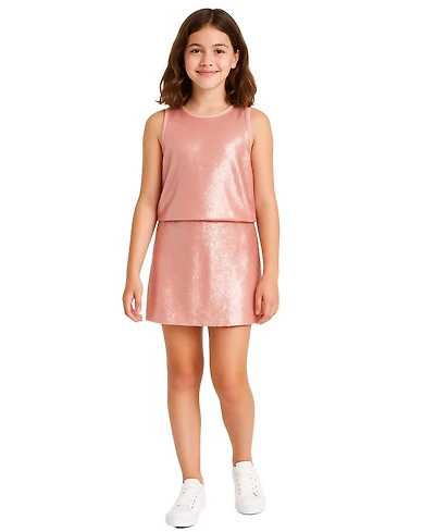 Habitual Kids Girls 7-16 Sequin Pailette Sleeveless Tank Top