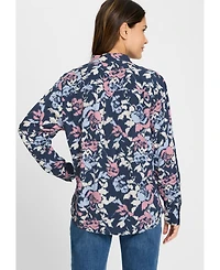 Olsen Abstract Floral Shirt