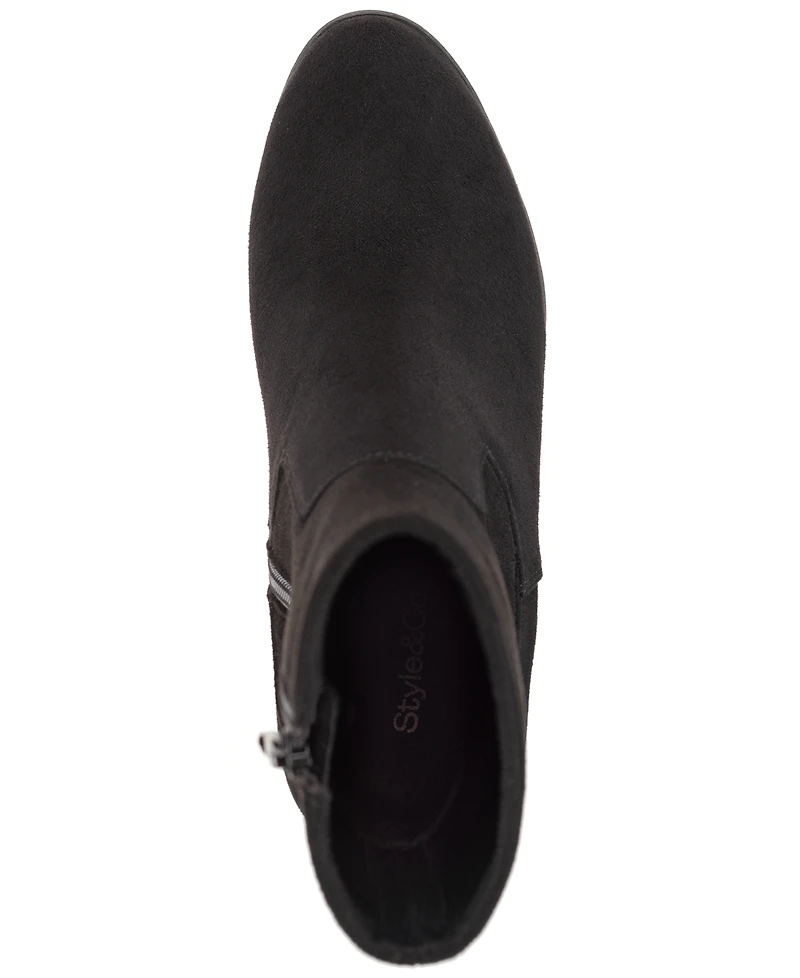 Style & Co Women's Anitaa Stretch Regular Calf Booties, Macy's Exclusive