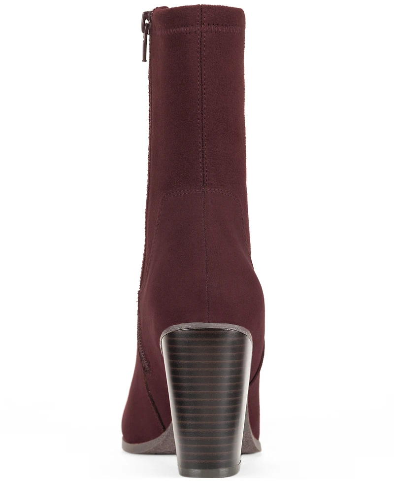 Style & Co Women's Anitaa Stretch Regular Calf Booties, Macy's Exclusive