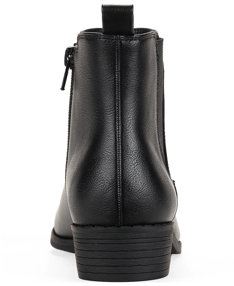 Style & Co Women's Charlyy Gore Block Heel Booties, Macy's Exclusive